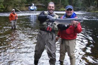 This is real wilderness Steelhead fishing